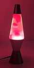 2012 The Original Classic Lava Lamp Lite 14 5    Red Lava Clear Liquid Silver