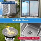 304 Stainless Steel Wire Mesh Screen  6 Pack 11 8 X 8 2 Inch Metal Mesh Screen F