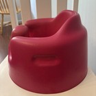 Bumbo Infant Floor Seat Baby Sit Up Chair With Adjustable Harness Hot Pink