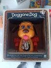 Vintage 80   s Toy Tomy Doggone Dog Push   Go Top Hat Tomytine In Box