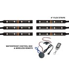Ledglow 6pc Advanced Million Color Mini Led Dirt Bike Neon Accent Light Kit