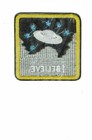     I Believe Ufo Roswell Area 51 Alien Embroidered Patch Sparkling Stars - New 