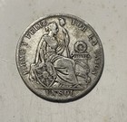 Peru - 1889 Tf Large Silver Sol - Popular