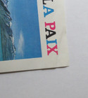Original Vintage Grand Hotel De La Paix Luggage Label Lausanne Switzerland