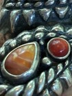 Carolyn Pollack Sterling Silver Turquoise Ring Size 7