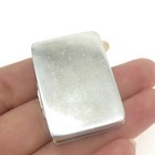 900 Silver Antique Art Deco Hungary Rectangular Pill   Tobacco Snuff Box