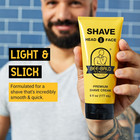 Shave Premium Shaving Cream Goes On Light   Slick That s Incredibly Smooth   Qui