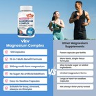 Vev Deepcalm 15-in-1 Magnesium Complex For Women 120 Count  pack Of 1   Blue
