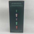Starbucks Reusable Cold Cups Holiday 2022 Christmas Glitter 5 Pack 24oz