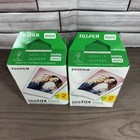 Fujifilm Instax Mini Pack Film Lot Of 2 20 Sheet Packs  40 Total Sheets 