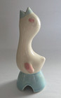 Darling Vintage Baby Blue Pillsbury Shawnee Pottery Pie Bird Vent 1940s   1950s