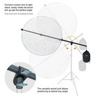 Linco Photography Video Studio Boom Arm With Reflector Holder And Counterweight