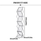 6 Level 10 x14  Brochure M Agazine Catalog Folding Trade Show Display Rack   Bag
