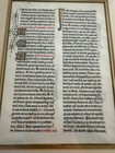 A Particularly Fine Illuminated Medieval Manuscript Leaf  15th Century