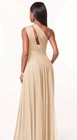 Azazie Champagne Bridesmaid Dress A 14  fits Like An 8 10 