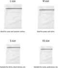 10 Pack Mesh Laundry Bags For Delicates With Non Rust Zipper-  White Laundry Bag