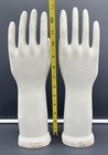 Industrial Porcelain Glove Mold Pair 13  - Size 8 - August 1944 Patent 2261583