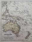 Australia New Zealand Port Jackson Port Philip C  1867 Ravenstein Detailed Map