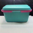 Eagle Craftstor Craft Sewing Tote Storage System Organizer Teal Pink