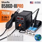 780w  Digtial Soldering Iron Station Kit Hot Air Desoldering Rework Station Tool