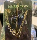 Women   s Fashion Head Chain Jewelry Headband Head Piece Gold Crystal Infinity       