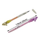 28 Pcs Butterfly Crystal Diamond Pen Novelty Bling Rollerball Pen Black Ink F   