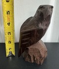 Vintage Hand-carved Wooden American Eagle Sculpture