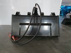 Agrotk 39in Grapple Attachment Hydrualic Wood Grabber Bucket For Mini Skid Steer