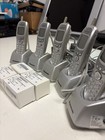 Panasonic Kx-td7890 5x Silver 2 4ghz Cordless Speakerphone Handsets W  Chargers