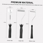 Fiberglass Roller Kit For Resin For Mold And Laminating Tool Set Paddle Rollers