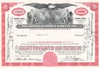 Vintage Original Stock bond Certificates - All Different - Lot Of 10