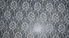 Vintage 3 3 Yards White Lace Curtain Wedding Dress Fabric 122  X 62 