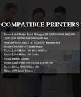 20pk 40913 Black On White Compatible D1 Tape For Dymo 220p 210d 120p Label Tape