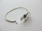 New Genuine  925 Sterling Silver Child s   Baby Bangle Id Bracelet 11 8g  2