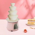 4-tier Stainless Electric Chocolate Fountain Machine Cater Cheese Cascading Fond