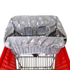 Portable Shopping Cart Cover   High Chair And Grocery Gray Seaworld 