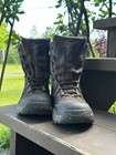 Danner Vital Mens Boots Brown black Leather Lace-up Ankle Rubber Sole 8 5d