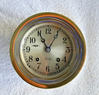 Heavy Chelsea Ships Bell 4 5  Clock  1975-1979   With Signature Key