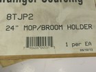 Grainger 333-4 Ss Silver 304 Stainless Steel Mop Broom Holder 4 Spot