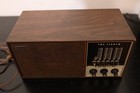 Vintage Fisher 100 Tune-o-matic Fm Table Radio Wood Cabinet Mid Century