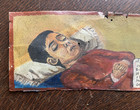 Antique Mexican Retablo Painting On Metal 1926 Folk Art Tarimoro Hernandez