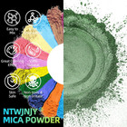Dark Green Mica Powder For Epoxy Resin   natural Shimmer Mica Powder 1 7oz