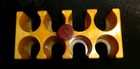 Nice Mini Marbled Butterscotch Catalin Bakelite Poker Chip Caddy W chips cover