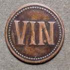 France  Lyon Manufacturing Company On Coloring Materials   Wine  Copper  23mm 