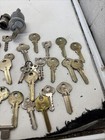 Used Key   Padlock Lot Auto Door Chest Vintage 70 Keys 11 Padlocks