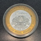 Flamingo Casino  10 Fine Silver Strike 999 50th Anniversary 1996 Bugsy Siegel Ts
