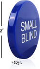 Small Blind  Big Blind  Dealer Button - Set Of 3 Casino Texas Hold   em Poker Butt