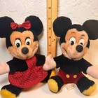 Disneyland Walt Disney World Vintage Mickey And Minnie Mouse Plush Toys 7   
