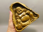 Buddha Figurine Tiger-eye 6 75 Inch Hand Carved Gemstone Statue  o1