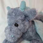 Rare Fao Schwarz 18  Blue Gray Adopt A Pet Enchanted Dragon Plush